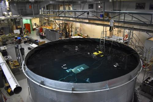 Carnegie Mellon University’s new water tank provides a setting to perform basic testing of aquatic robots.  Carnegie Mellon University/Michael Henninger