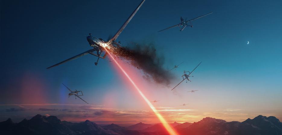 The Air Force envisions lasers that will defend against swarming unmanned aerial vehicles. Lockheed Martin Corporation