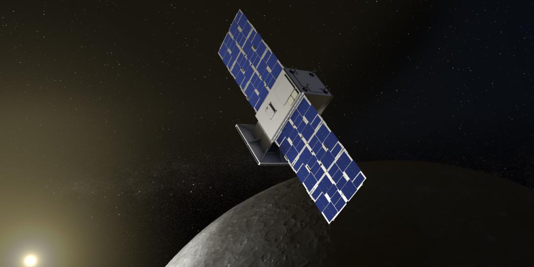 Space Delta 2’s inaugural 19th Squadron in Dahlgren, Virginia, will be performing cislunar domain awareness, a key new mission to surveil and identify both friendly and adversarial activity in the space beyond the geosynchronous orbit. NASA illustration of its CAPSTONE mission that involves a microwave oven-sized CubeSat flying in cislunar space, the orbital space near and around the moon.  Illustration by Daniel Rutter, NASA