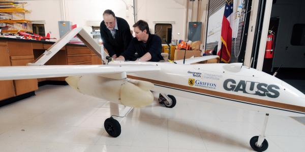 The GTRI Airborne Unmanned Sensor System (GAUSS) is used to evaluate sensing devices in airborne testing.