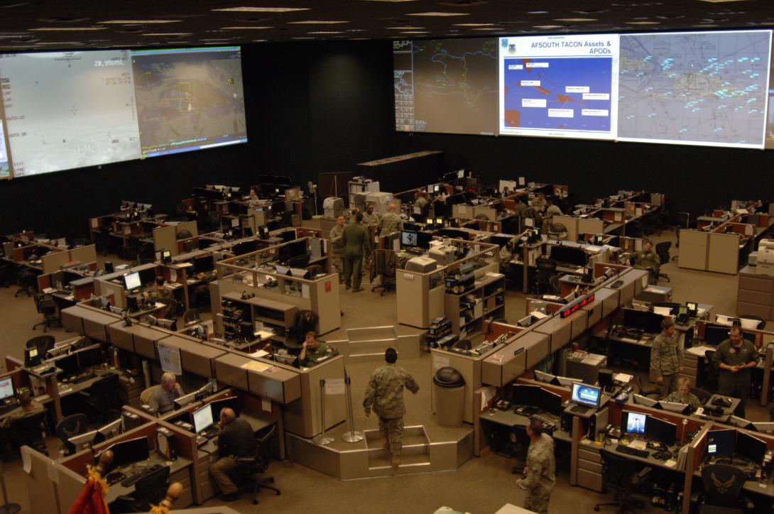 The 612th Air Operations Center provides command and control of air power in the United States Southern Command’s area of responsibility. Researchers are exploring whether air operations personnel are more likely to spot changes on their screens when working alone or as a team.