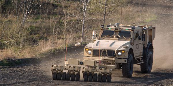 The TerraMax unmanned ground vehicle technology can be used on any tactical wheeled vehicle and is capable of supervised autonomous navigation in either a lead or follow role.