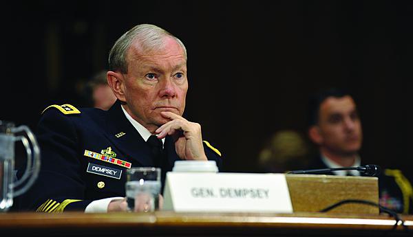 Chairman of the Joint Chiefs of Staff Gen. Martin Dempsey, USA, appears before the Senate Armed Services Committee. Pentagon leaders have a short window of opportunity to reconcile strategy to the current budget realities, according to analysis by the Center for Strategic and Budgetary Assessments.
