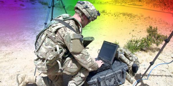 The Army Rapid Capabilities Office uses the Network Integration Evaluation exercises to gain soldier feedback on electronic warfare prototypes. The service expects to make advances this year on reintroducing sophisticated electronic warfare technologies back into the force.  Original image by Sgt. Maricris C.McLane, 24th Press Camp Headquarters. Edited by Chris D’Elia.