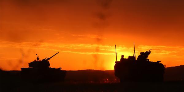 Soldiers participate in live-fire training during Exercise Saber Guardian in Varpalota, Hungary on June 5. U.S. Army Europe and Romanian land forces lead Saber Guardian, which is designed to improve the integration of multinational combat operations. Army Spc. Joseph Knoch