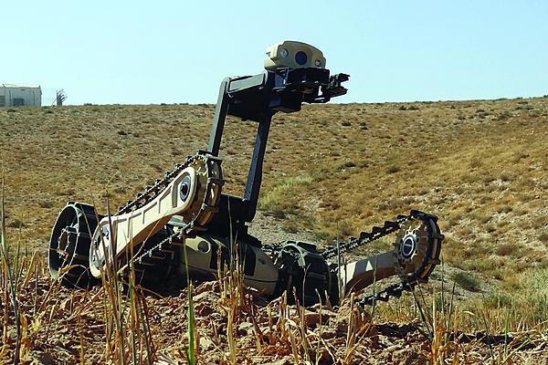 The Micro Tactical Ground Robot includes encryption, ensuring the safety of operators and innocent personnel when emplacing an improvised explosive device countercharge, preventing unintended commands given to the robot.
