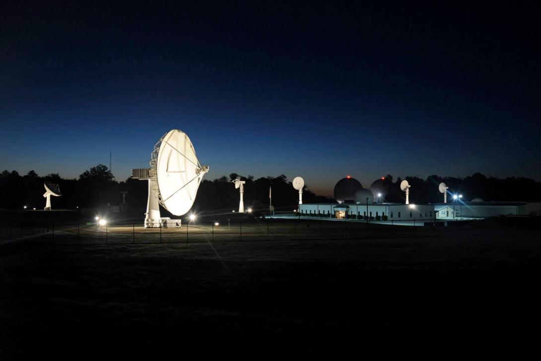 The Blossom Point Tracking Facility (BPTF) campus, located south of Washington, D.C., consists of a satellite mission operations center, multiple antennas and an existing infrastructure capable of providing space system command, control and management for all customer classes. The facility, operated by the U.S. Naval Research Laboratory, is in continuous 24-hour, seven-day operation and, at present, supports numerous on-orbit spacecraft.  U.S. Naval Research Laboratory/Jamie Hartman