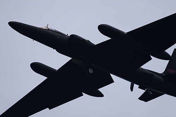 A U.S. Air Force U-2 high-altitude reconnaissance aircraft flies over Marine Corps Air Station Iwakuni, Japan. The U.S. Pacific Command faces a need for more intelligence-gathering assets.