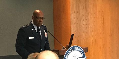 The United States is keeping a close eye on adversaries in the Indo-Pacific Region, says Gen. Charles Brown, USAF, commander, Pacific Air Forces, speaking at yesterday’s Mitchell Institute event in Arlington, Virginia.