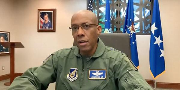 Speaking to the AFCEA Hawaii Chapter on June 30 during a virtual luncheon, Gen. Charles Brown, USAF, who is the outgoing commander, Pacific Air Forces; air component commander, U.S. Indo-Pacific Command; and executive director, Pacific Air Combat Operations Staff, Joint Base Pearl Harbor-Hickam, Hawaii, advises the industry to help quickly field capabilities to the warfighter, rather than delivering a solution "late to need."