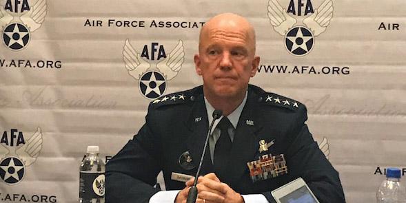 Speaking yesterday at the Air Force Association’s ASC 2019 conference, Gen. John W. "Jay" Raymond, USAF, commander, U.S. Space Command, and commander Air Force Space Command, explains that the new combatant command will comprehensively train combat-ready space warfighters.