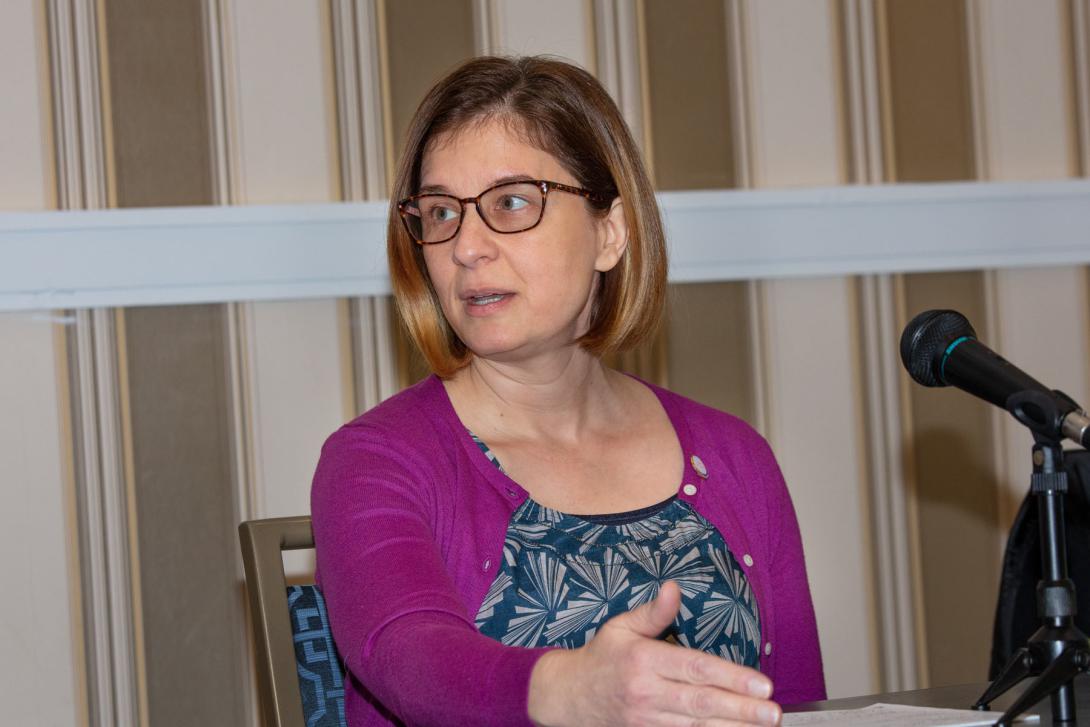 Jennifer Graziano, IT Governance and Cybersecurity, U.S. Army, emphasizes the importance of aligning mission sets with proper cloud model to enable success. Credit: Michael Carpenter