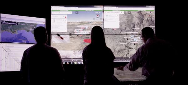 The iCommand tool interoperates with other command and control systems by merging incoming information onto a single screen for viewing and streamlining command center staff workload.