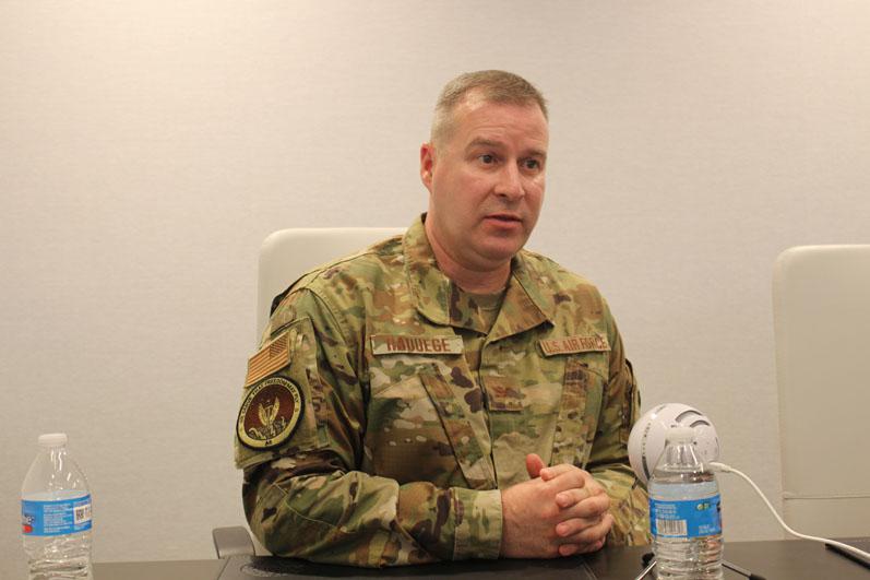 The Air Combat Command (ACC) is in the process of defining the scale of the Mission Defense Team effort to the Air Staff, shares Brig. Gen. Chad Raduege, USAF, director, Cyberspace and Information Dominance for the ACC. Credit: Anna Neubauer