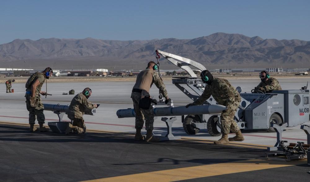 The Advanced Battle Management System (ABMS) exercise tested the digital integration of the U.S. Air Force’s ABMS with other weapons and communications systems in a joint warfighting environment. Credit: Air Force photo by Tech. Sgt. Cory D. Payne