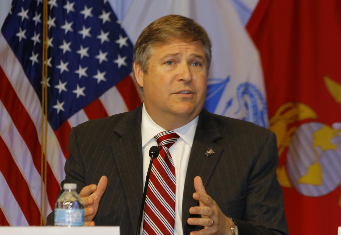Gregg R. Kendrick, executive director, U.S. Marine Corps Forces Cyberspace Command, discuss cyber defense at DCOS.