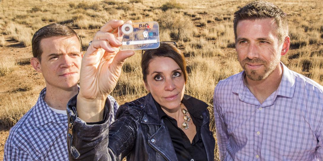 Sandia National Laboratories scientists developed a pocket-sized anthrax detector that it later licensed to a New Mexico company. The Rapid Technology Deployment Program is offering the business sector free access to more than 1,000 technologies and software programs to help jumpstart the economy, which COVID-19 is adversely affecting. Photo by Randy Montoya