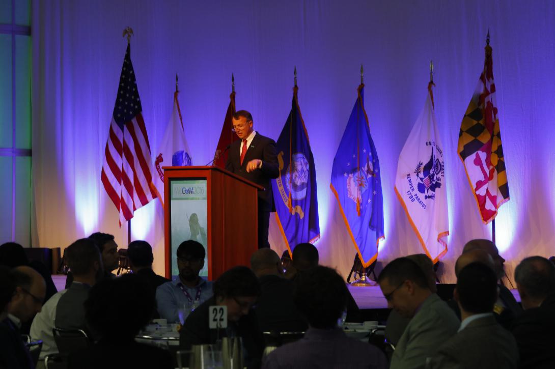 Six key characteristics matter for cyber situational awareness: speed, resiliency, intelligence, integration, analytics and expertise, says Maj. Gen. Earl Matthews, USAF, (Ret.), now vice president for Enterprise Security Solutions, U.S. public sector, Hewlett Packard Enterprise. Photo by Mike Carpenter