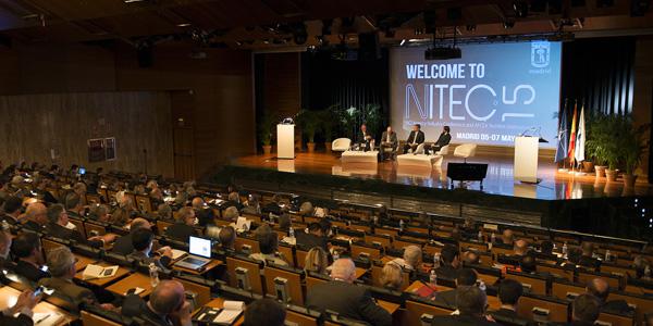 The audience listens to a panel discussion at NITEC 2015.