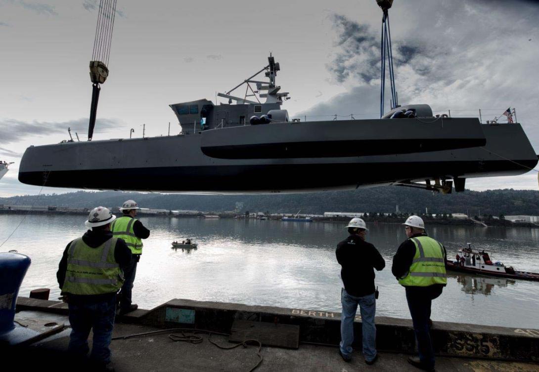 Portland, Oregon-based Vigor Industrial built DARPA's unmanned sea vessel prototype. Leidos served as the prime contractor.