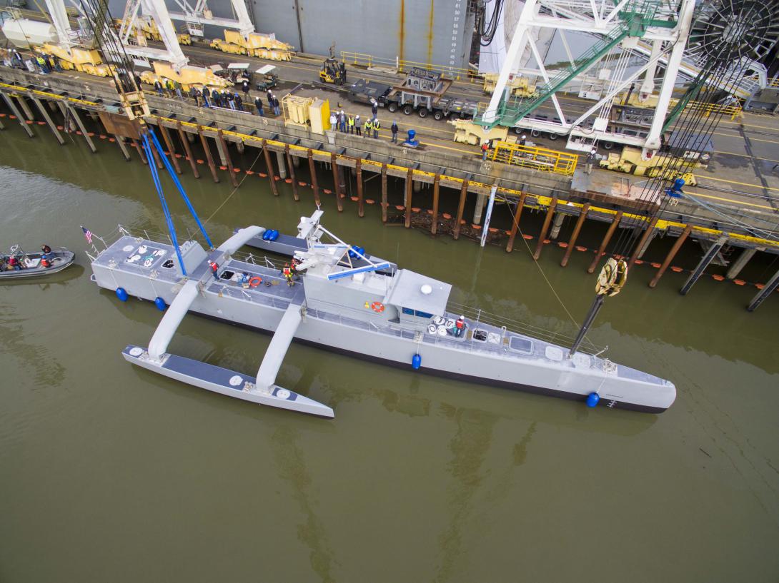 DARPA conceived the ACTUV program primarily to track enemy submarines, but its plug-and-play design makes it more versatile.