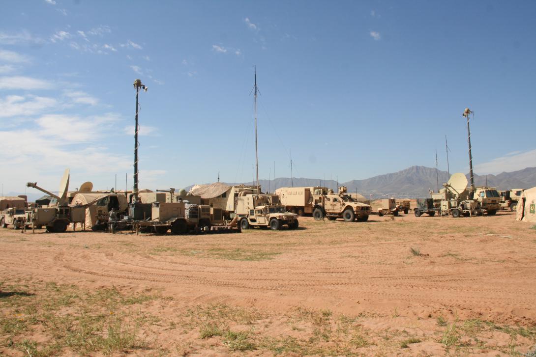 The U.S. Army’s tactical communications network enables mission command, situational awareness and secure, reliable voice, video and data communications, both on the move in tactical vehicles or inside command posts. During some exercises, the Army uses its Commercial Coalition Equipment enclave to connect to the coalition network over the Army’s tactical network.  Amy Walker, Project Manager Tactical Network/PEO C3T Public Affairs