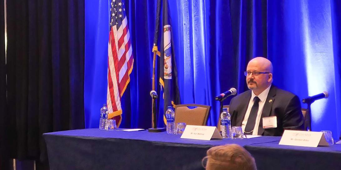The U.S. Marshals Service, the nation’s first federal law enforcement agency, works to protect the judicial process, apprehend fugitives and transport federal prisoners, and needs advanced digital technologies that can keep up, says CIO Karl Mathias. Credit: AFCEA NOVA