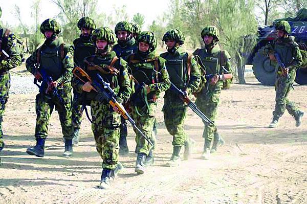 Romanian land forces conduct a patrol in Afghanistan, where they have served as part of the International Security Assistance Force. As a member of NATO, Romania is modernizing its military to fulfill a role as a regional security force.