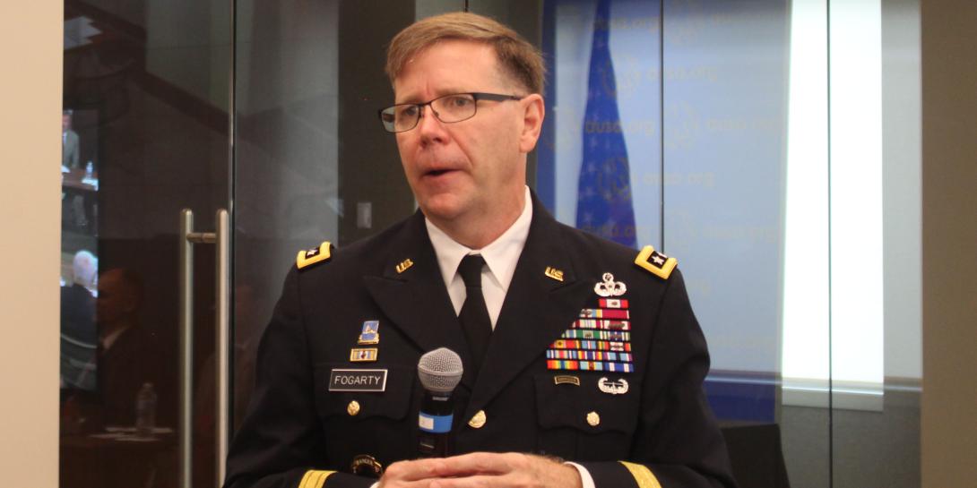 The U.S. Army Futures Command will be the first location for the service’s foray into Enterprise IT As A Service, according to Lt. Gen. Stephen Fogarty, USA, commanding general, Army Cyber Command. Credit: Anna Neubauer