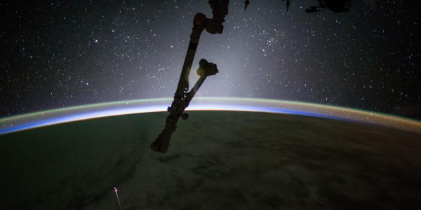 SpaceX’s Dragon capsule re-enters Earth’s atmosphere before it splashes down into the Pacific Ocean, west of Baja California. A new space revolution asks intelligence analysts to figure out how to maximize abundant open source imagery and data from private players. NASA photo