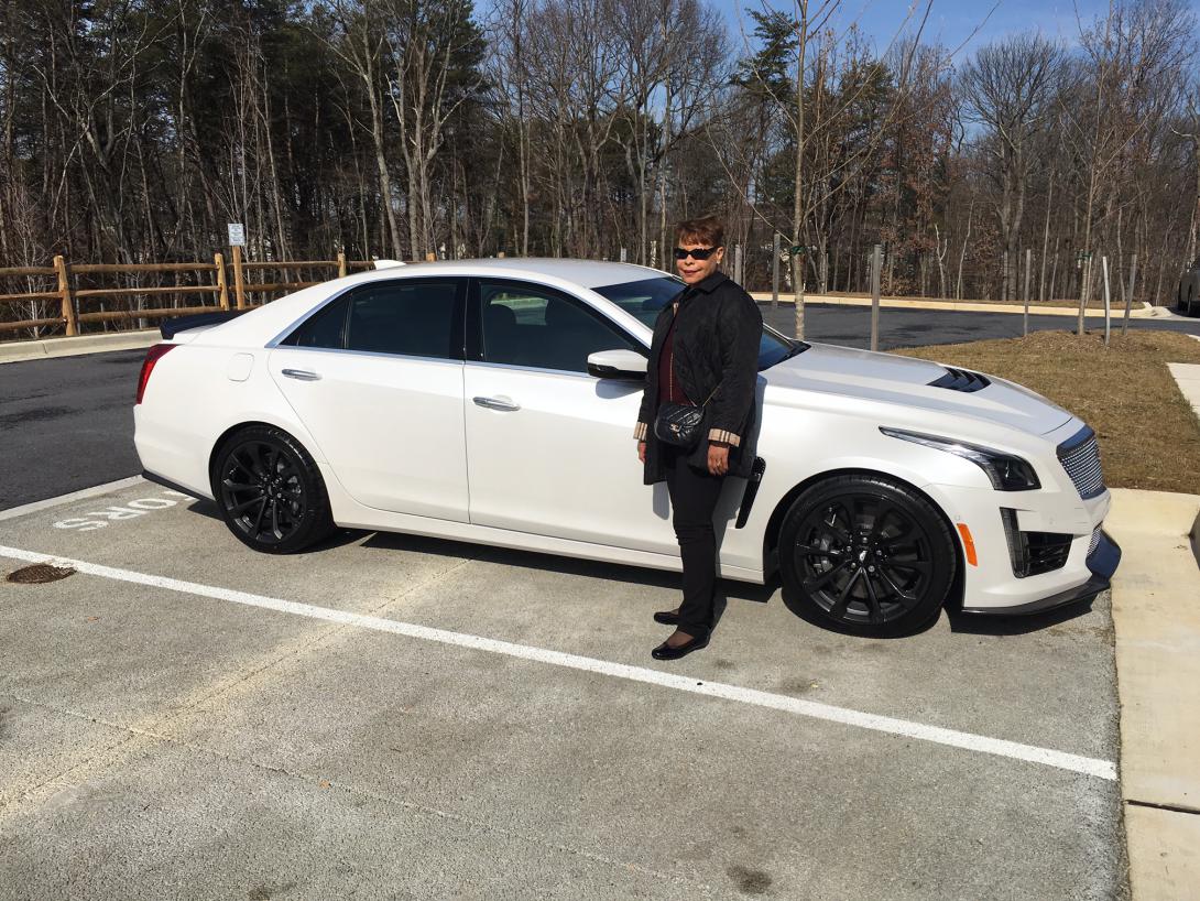 Former Lockheed Martin executive Linda Gooden has a passion for education, technology and, well, fast cars—such as her Cadillac CTS-V with 640 horsepower.