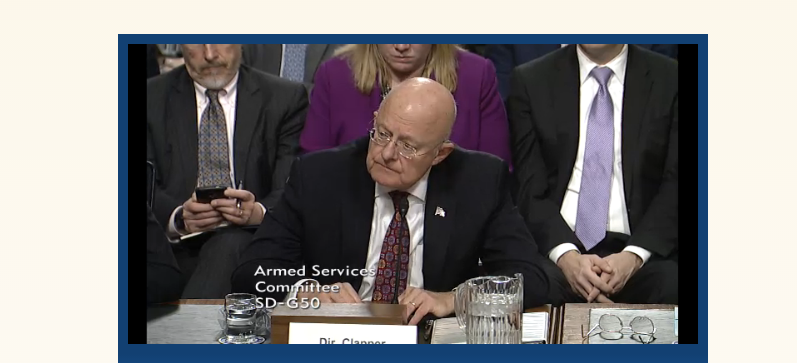 Director of National Intelligence James Clapper tells senators about retaliation options against cyber hackers.