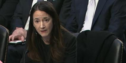 Director Avril Haines, Office of the Director of National Intelligence, testifies before the U.S. Senate Select Committee on Intelligence March 10, warning that despite setbacks, Russia may try to escalate its war in Ukraine.