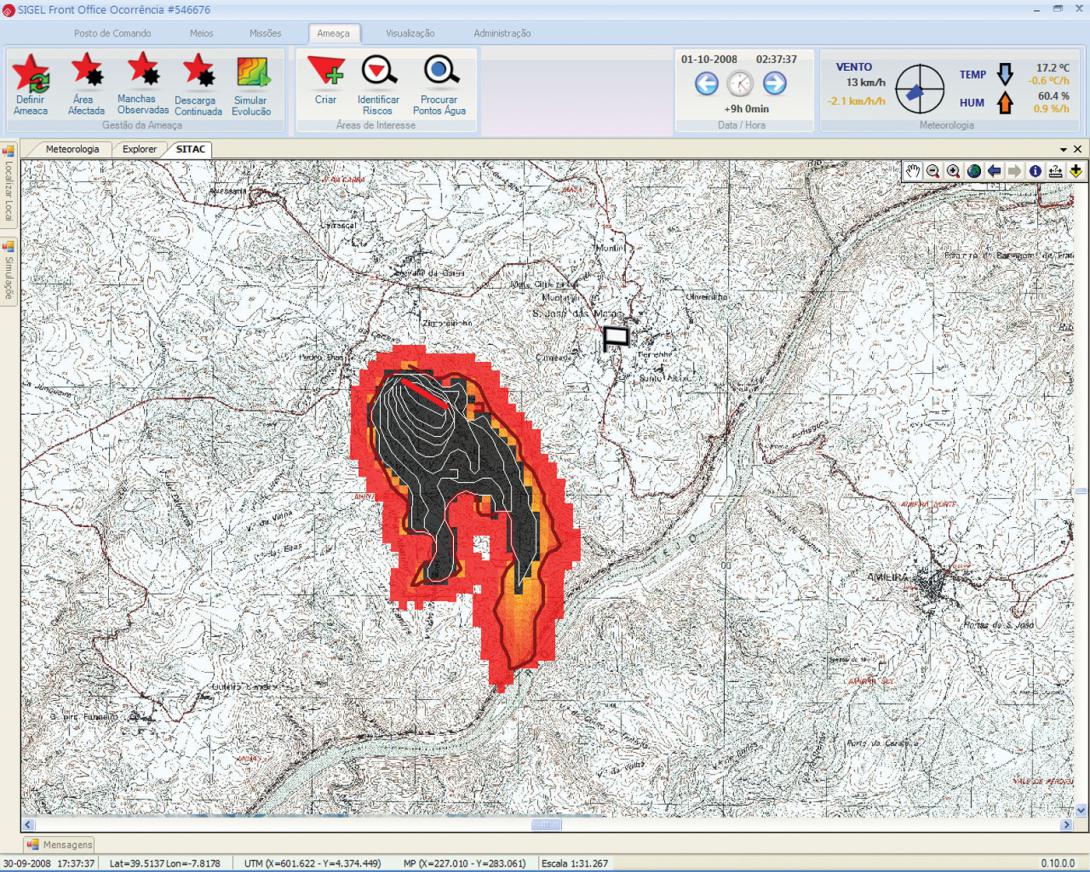 SAFER data from sensors can be overlaid on geospatial imagery to identify and track both assets and events.