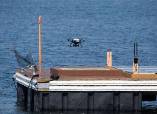 The U.S. Navy applies the Internet of Things concept to a variety of intelligence-gathering tools, such as drones, to share information in contested environments. Credit: James Travasos