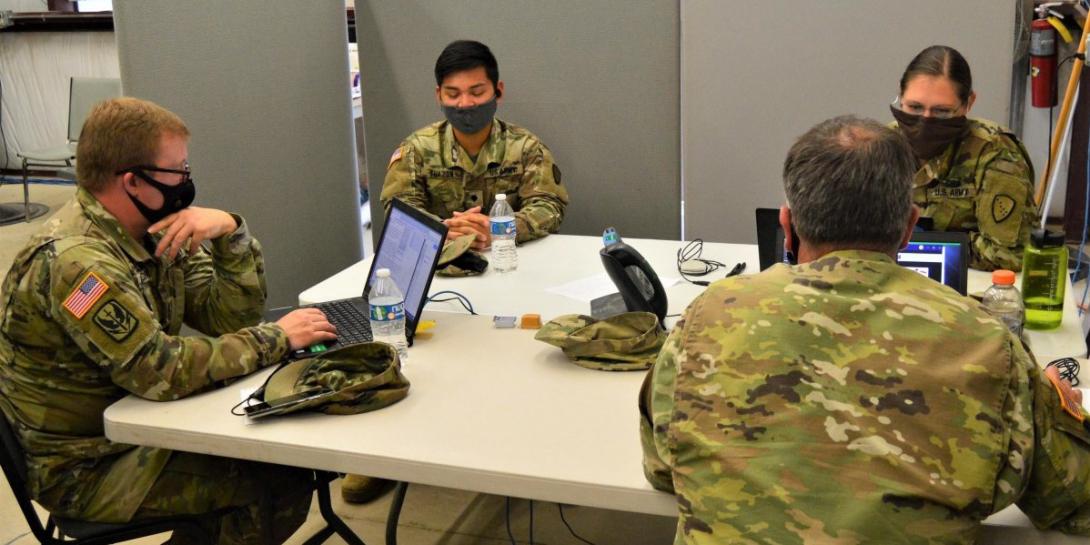 The COVID-19 pandemic has dramatically increased the need for online telework and has expanded the cyber attack vectors. U.S. Army Photo by Sgt. 1st Class Marco Baldovin