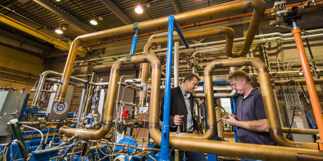 Sandia and Los Alamos National Laboratories are hosting the new Technology Readiness Gross Receipts Tax Credit Initiative, with funding of up to $150,000 per company and technical assistance to innovative New Mexican companies. Credit: Randy Montoya