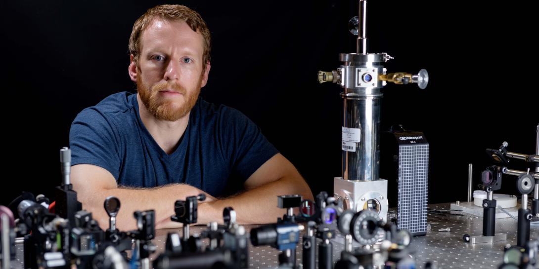 Tom Bougher, a doctoral student at Georgia Tech’s Woodruff School of Mechanical Engineering, studies how polymers can be engineered to transport heat. He will head the university’s Heat Lab, a center that will foster collaboration between academia and industry, slated to open in January.