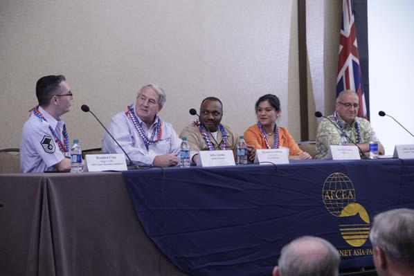 Panelists at TechNet Asia-Pacific discuss the needs of the work force.