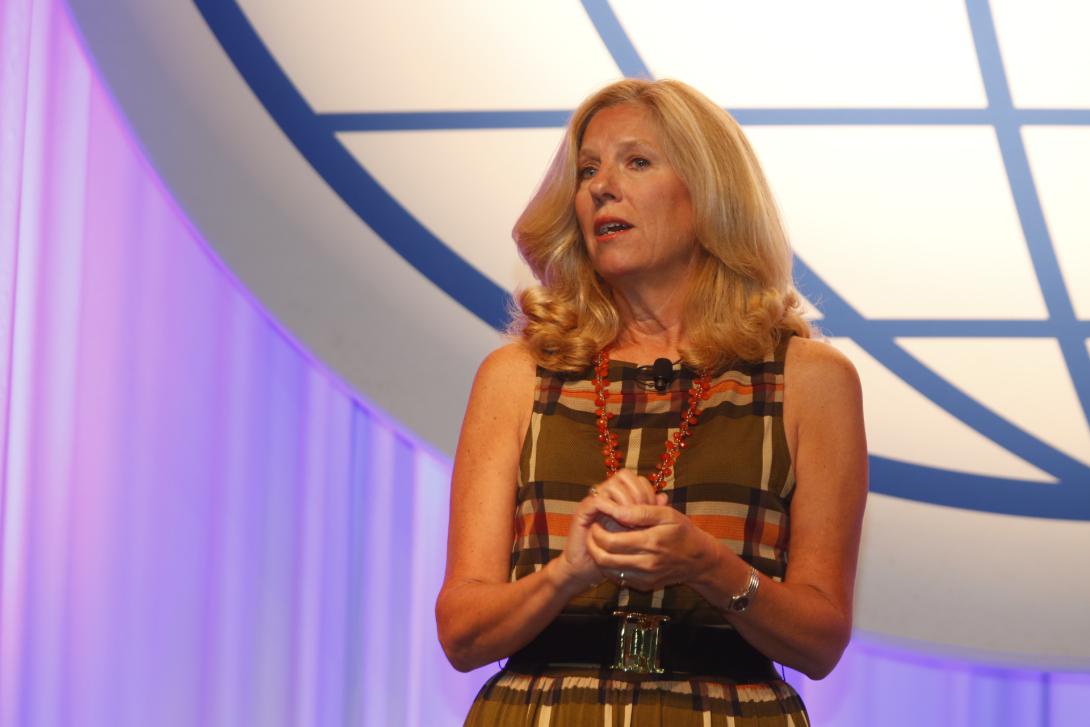 Suzanne Spaulding, undersecretary for the National Protection and Programs Directorate at the Department of Homeland Security, describes the importance of partnering with industry.