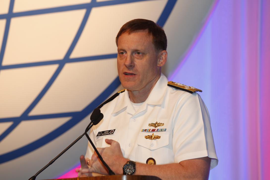 Adm. Michael S. Rogers, USN, commander, U.S. Cyber Command, outlines what the command needs from industry.