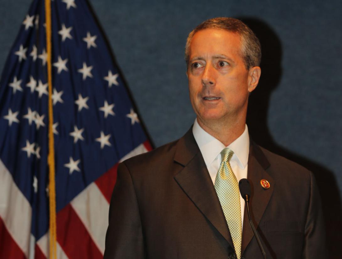 U.S. Representative Mac Thornberry (R-TX) calls for government and industry to work together on cybersecurity at the AFCEA Global Intelligence Forum in Washington, D.C.