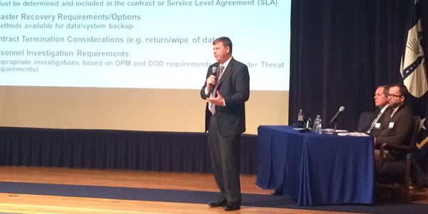 John Hickey, program manager for Defense Department Mobility at DISA, talks about security assessment and risk acceptance for DOD migration to commercial cloud. 