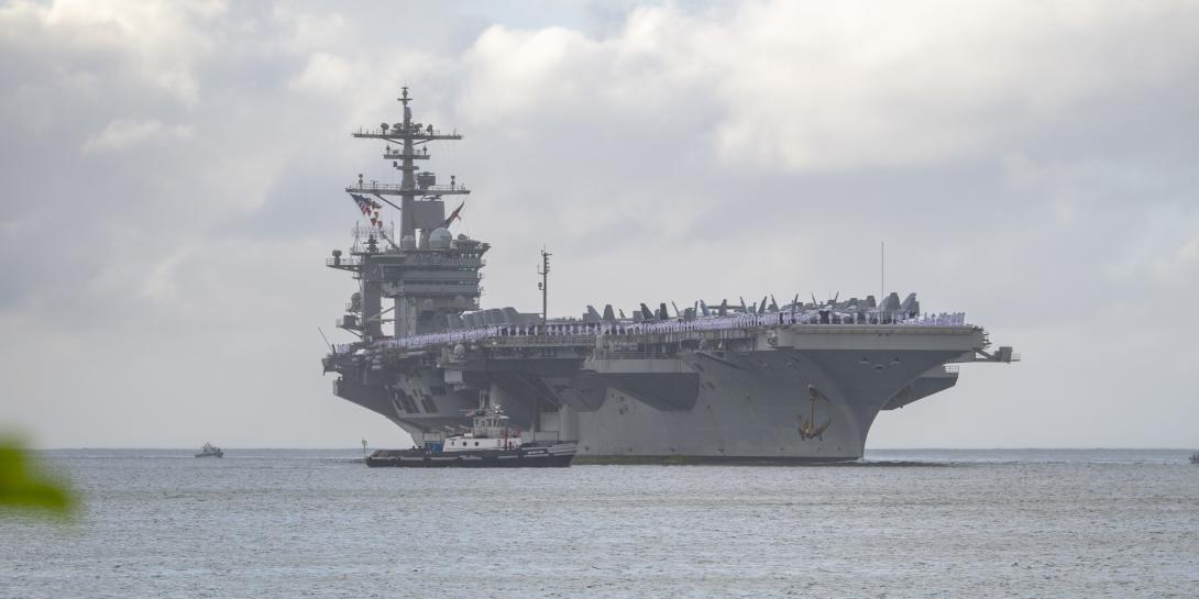 The USS Abraham Lincoln is part of a pilot program that will facilitate the integration of more comprehensive capabilities to the greater fleet. Photo by Petty Officer 3rd Class Aja Jackson