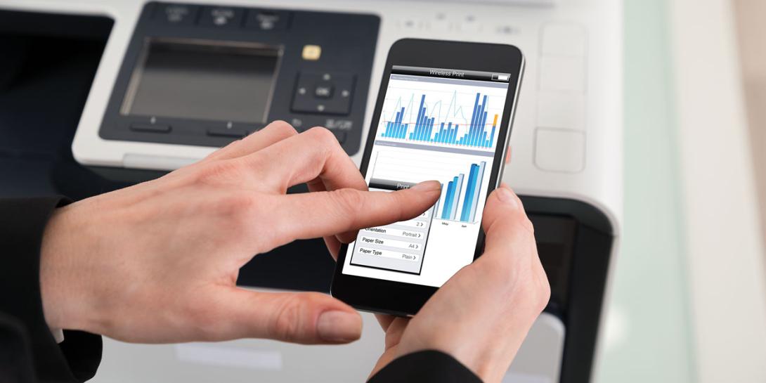 Devices such as copiers have been updated with Internet connectivity, creating a potential risk as an entry point to the network. Credit: Andrey_Popov/Shutterstock