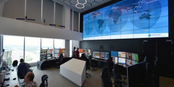 Operators staff the East Coast Satellite Operation Center (ESOC) in Northern Virginia. The ESOC flies the majority of Intelsat’s global satellite fleet, which provides mission critical support for the full range of the company’s government and commercial customers.