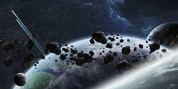 The 2021 Hyperspace Challenge has academia and companies looking at space situational awareness, tracking the trajectory of space debris and space-based manufacturing, among other topics. Credit: Shutterstock/sdecoret