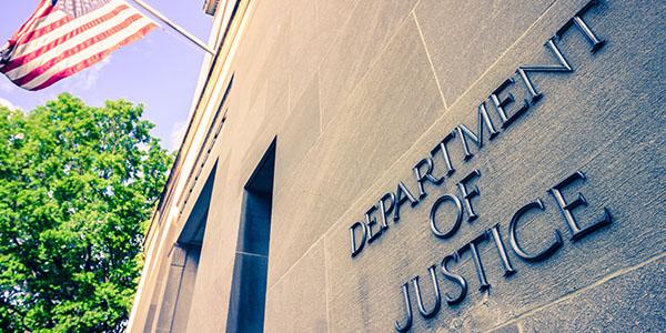 The Department of Justice aims to hold government contractors and federal grant recipients accountable for weak cybersecurity. Credit: Shutterstock/Christopher E. Zimmer