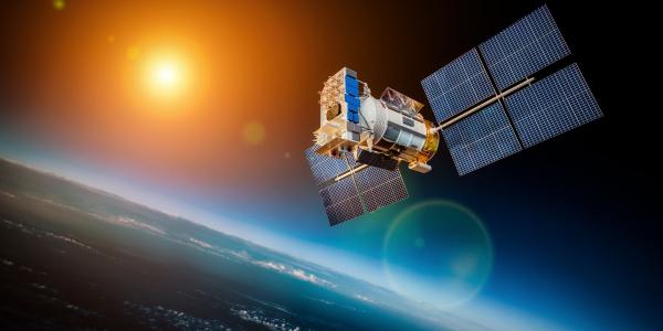 The Army’s Integrated Tactical Network will leverage emerging mid-earth-orbit satellite communications, among other advanced technologies.  Shutterstock/Andrey Armyagov/NASA