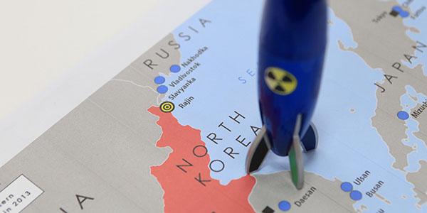 North Korea's sponsored malicious cyber operations are an attempt to raise funds for weapons of mass destruction and ballistic missiles, the U.S. government warns. Credit: Shutterstock/hotsum